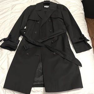 Cole Haan Black Trench Coat